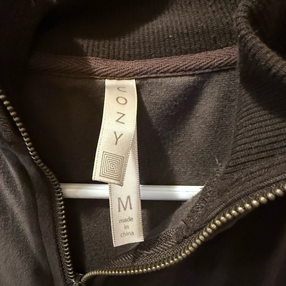 Cozy Dark Brown Bethany Top - Picture 2 of 3